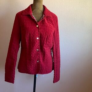 Briggs New York Red Puffer Jacket